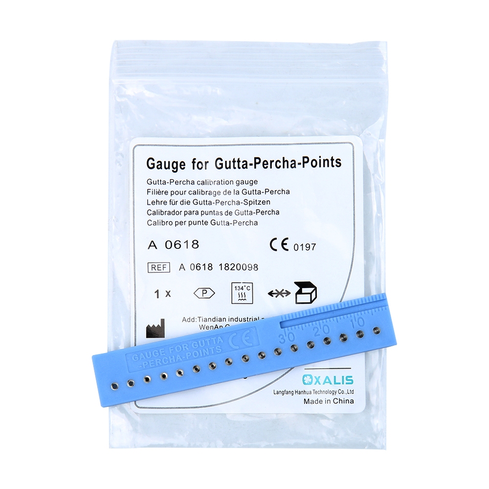 New 1pc Dental Endo Ruler Gauge for Gutta Percha Points Dental