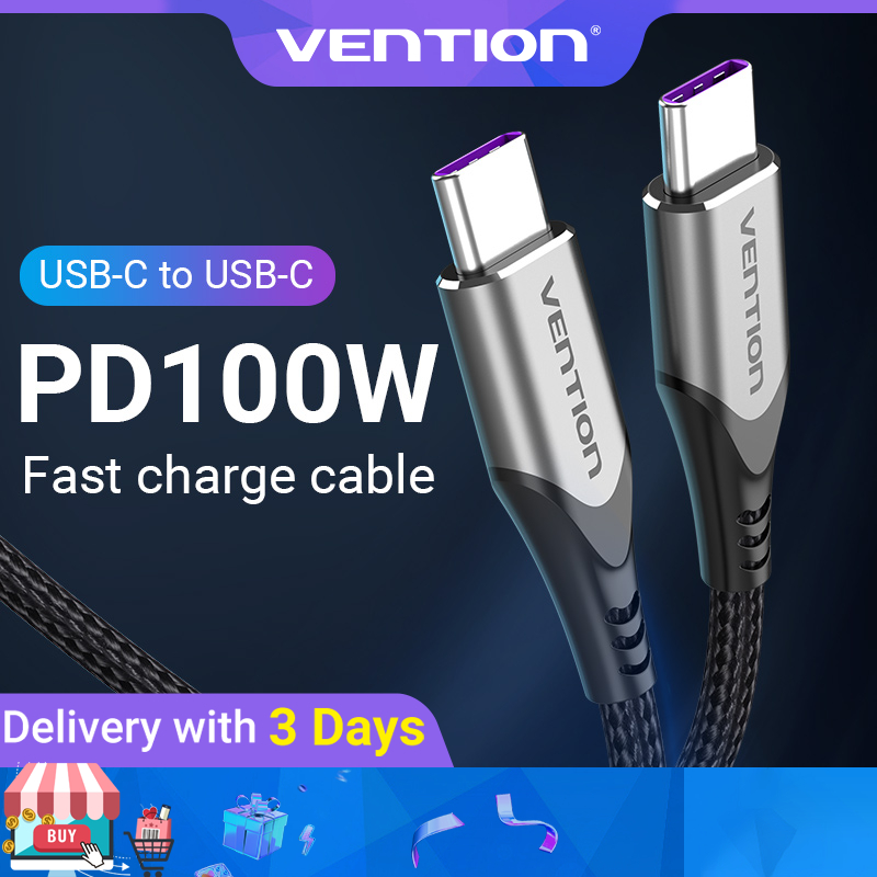 Vention 5A USB Type C Cable for Xiaomi Huawei P40 Pro Mate 30 P30 ...