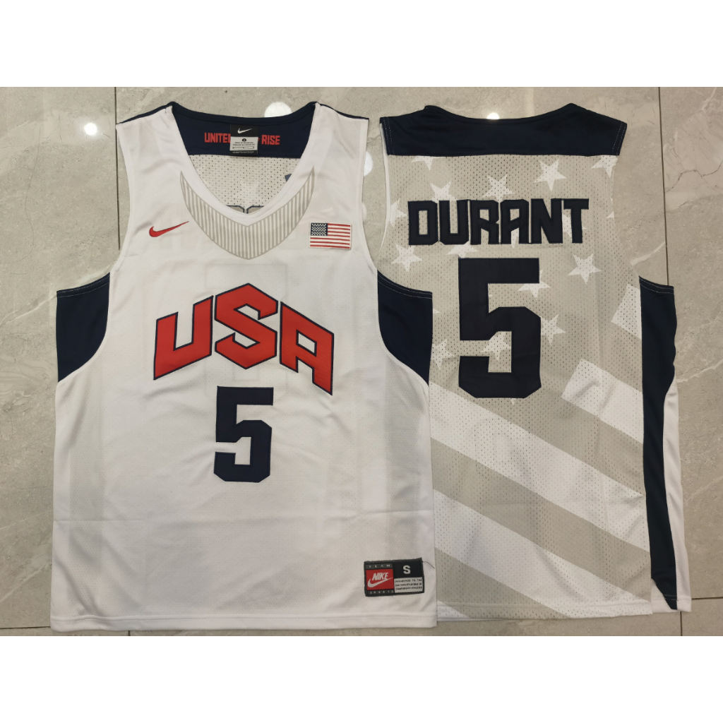 USA Dream Ten team new men’s Brooklyn Nets 5 Kevin Durant embroidery basketball jerseys jersey
