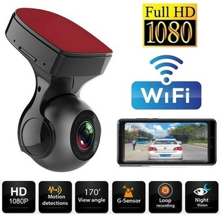 1080P HD Navigation Wifi Dashcam Recorder DC 5V USB Car Camera DVR 170 ...