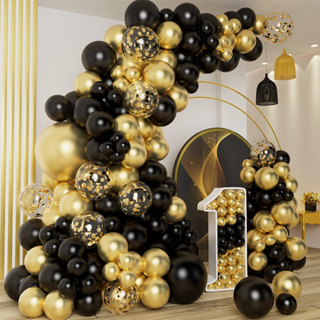 White Gold Balloon Garland Kit with Gold Tinsel Curtain White Gold Balloons  for White and Gold Wedding Birthday Graduation Party Decorations Supplies -  China Wedding Party and Birthday Party price