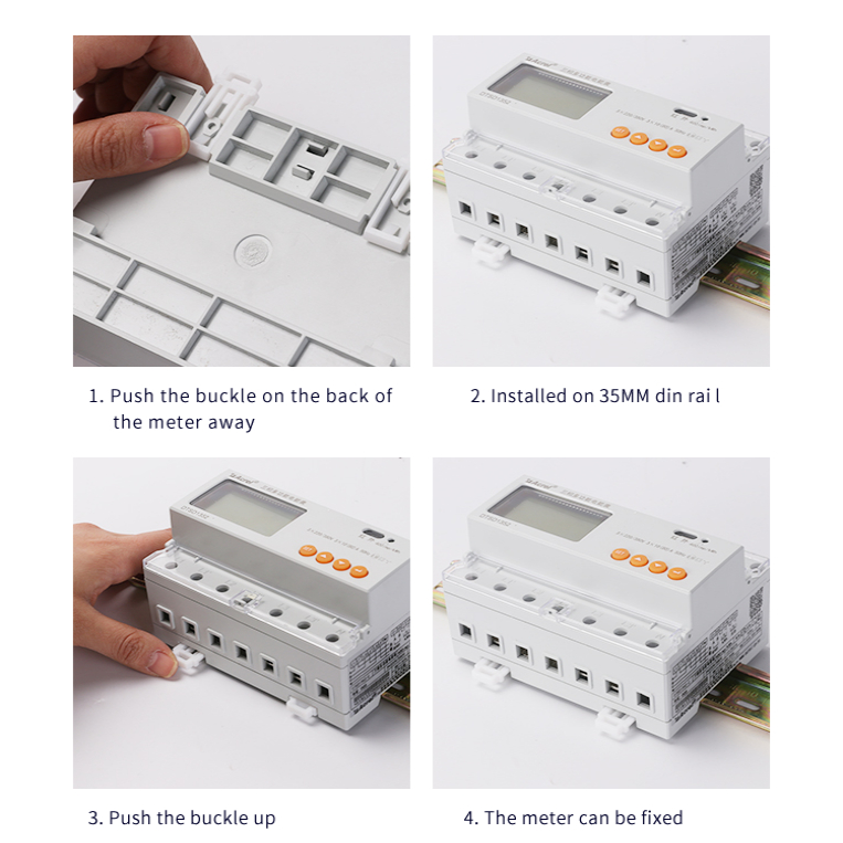 Acrel DTSD1352-C Solar Energy Meter Din-rail 3 Phase Solar Power Meter ...