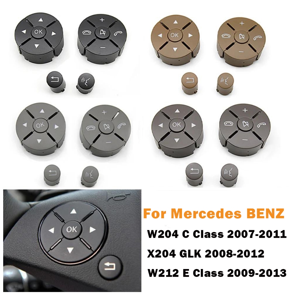 Car MultiFunction Steering Wheel Button Keys For Mercedes Benz C E GLK