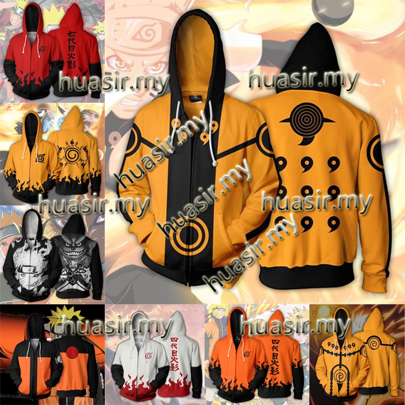 Naruto hoodie online shopee