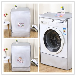 Washing Machine Dust Cover Clamshell Drum Washing Machine Waterproof Dust  Cover Towel Home Laundry Accessories