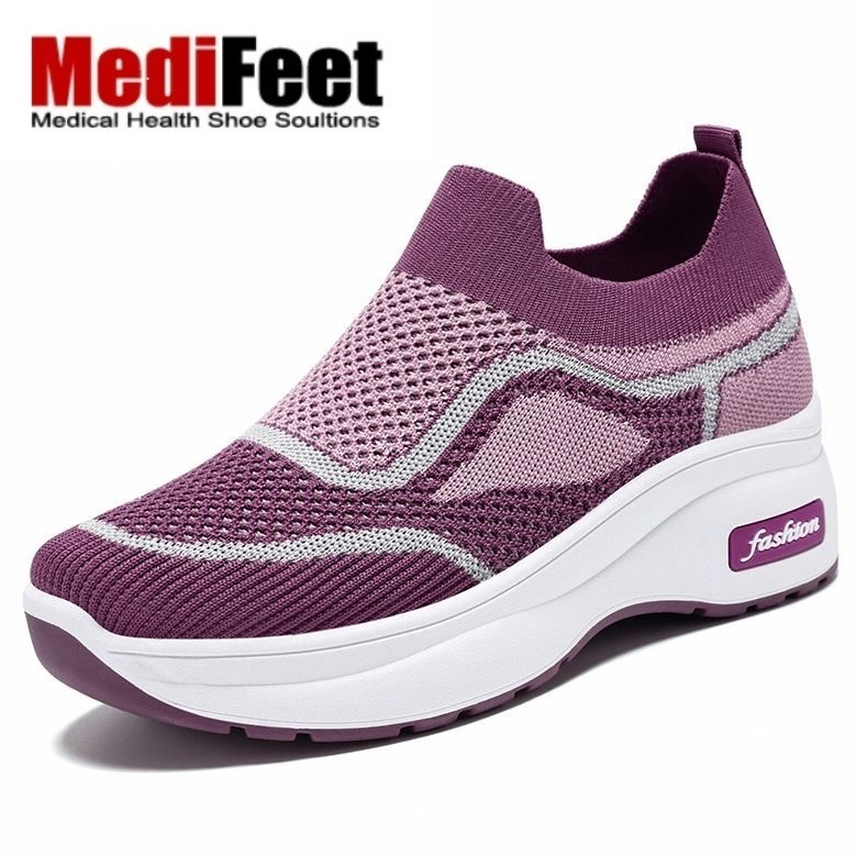 Medifeet women's new breathable flying shoes Shopee Malaysia