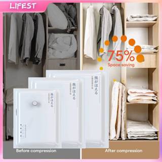 Vacuum Hanging Storage Bags Space Saving Clothes Compression Vacuum Covers  Reusable Closet Vacuum Storage Bag Clothes For Down - AliExpress