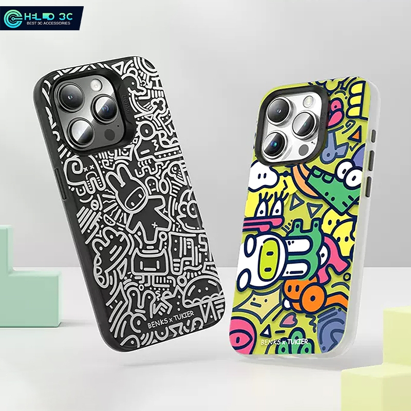 Benks&Maltese Joint design shockproof case compatible with iphone 15