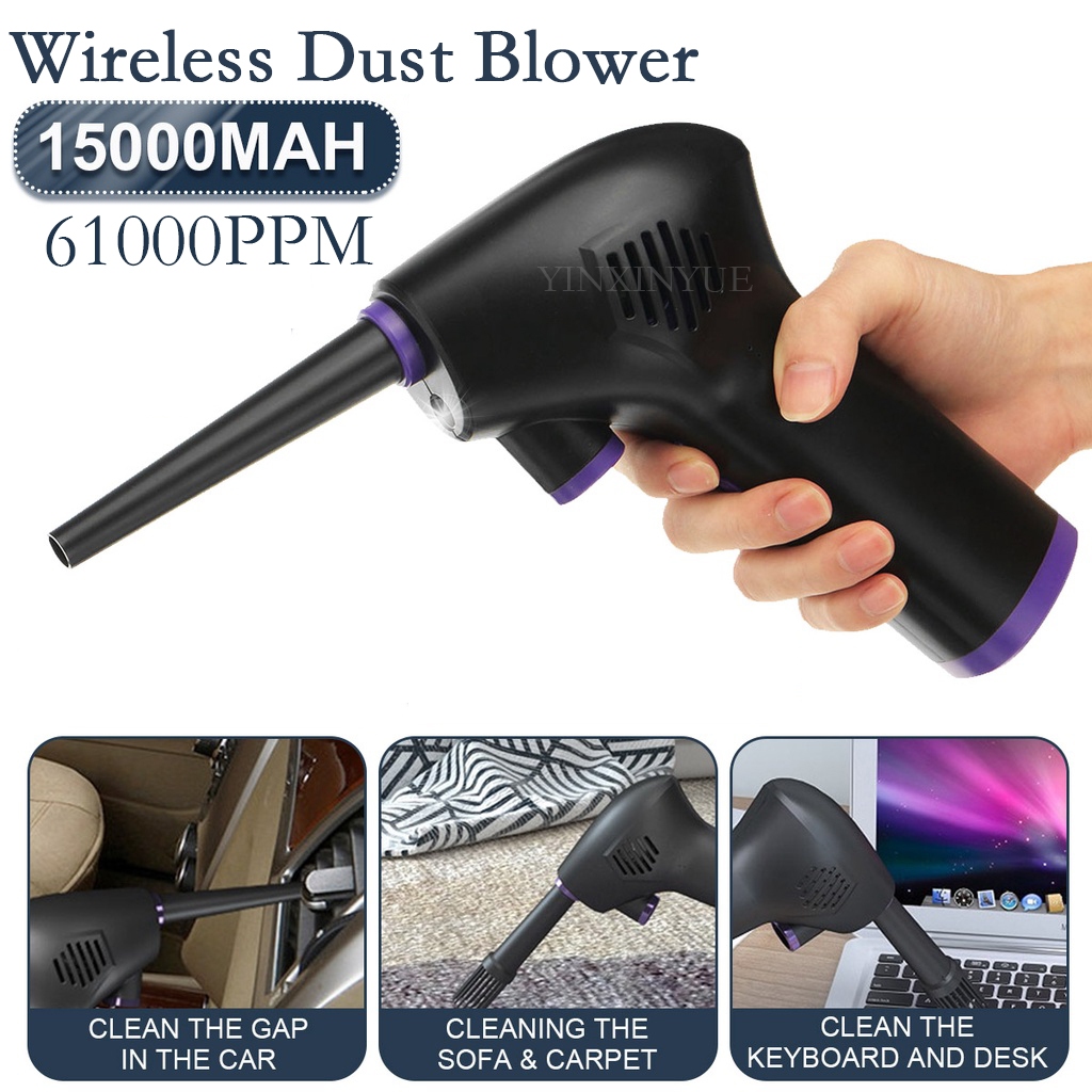 15000mAh Cordless Electric High Pressure Air Duster Computer Cleaner ...