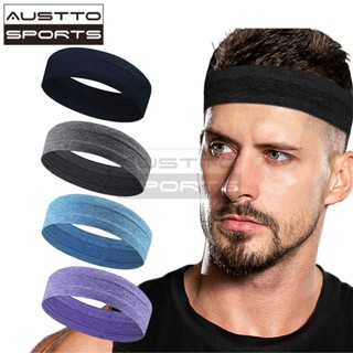 Austto Sport Headbands for Women Men Anti-Slip Sweatbands for Yoga