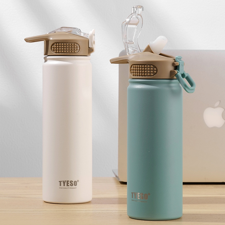 530ml/750ml Tyeso Vacuum Insulated Bottle Tumbler Portable Stainless