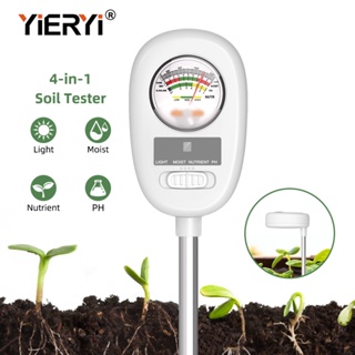 YIERYI 3 in 1 Soil Tester, Double Probe Soil pH Meter, High-Precision