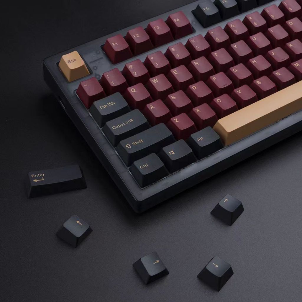 135key HighAppearance Red Samurai OEM Height PBT Sublimation Cross