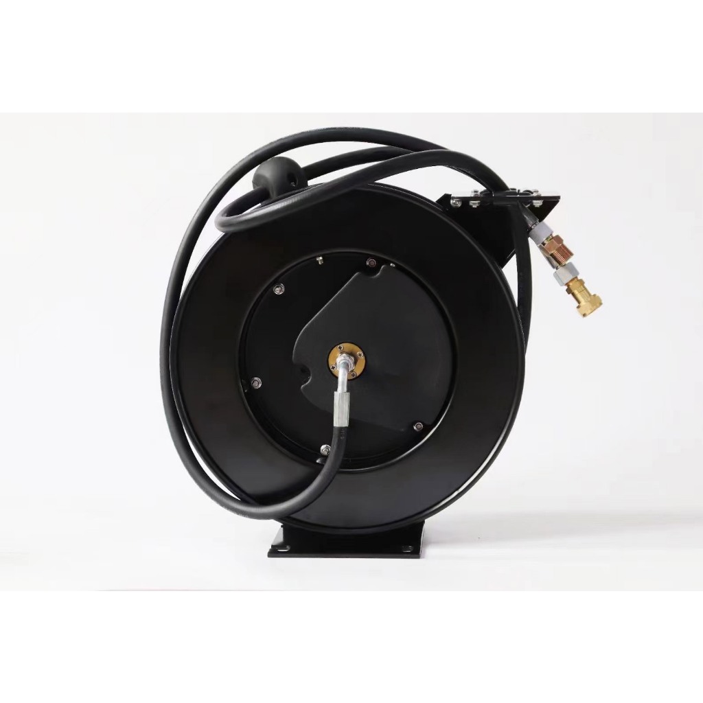 10M Retractable High Pressure Water Pipe Hose Reel BLACK Pipe Hose Wall