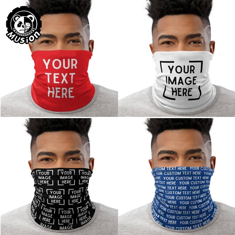 Musion Customized Ice Silk Fabric/ Mesh Fabric Unique Buff Bandana/Mask ...