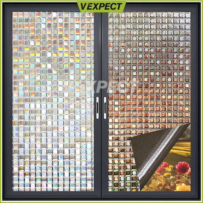 Modern minimalist frosted electrostatic adhesive glass stickers office  English brick wall sliding door glass film window