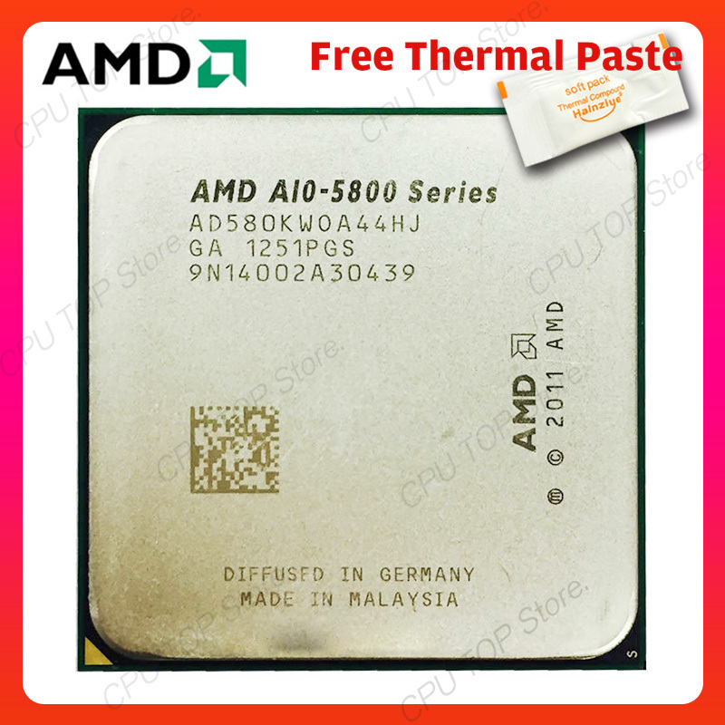 AMD A10 Series A10 5800K A10 5800 Quad Core CPU Processor