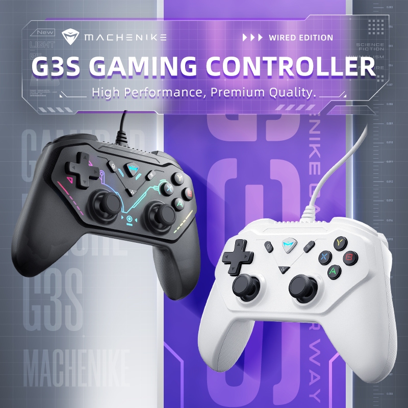 Machenike G3s Wired Controller Xbox Like Layout Backlit Buttons Plug