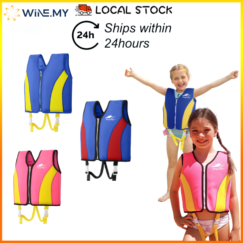 (Selangor Stock)Vine For 13-28kg Kid Swimming Vest Life Jacket For 2 ...