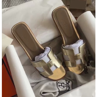 Hermes ladies online slippers