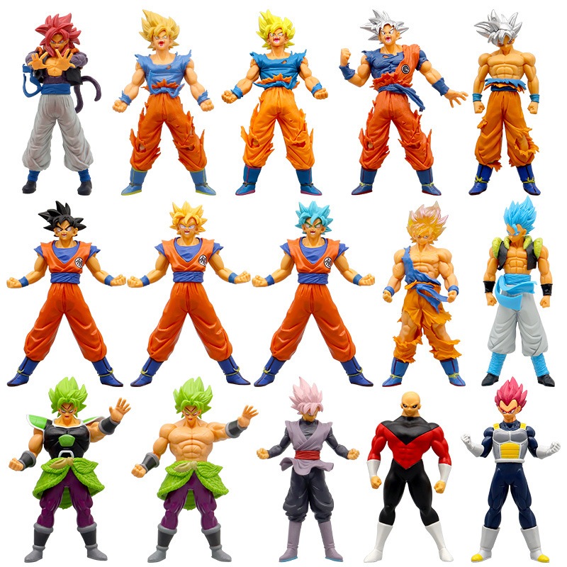 30 Style 15 19cm Anime Dragon Ball Z Figure Son Goku Kakarotto Vegeta