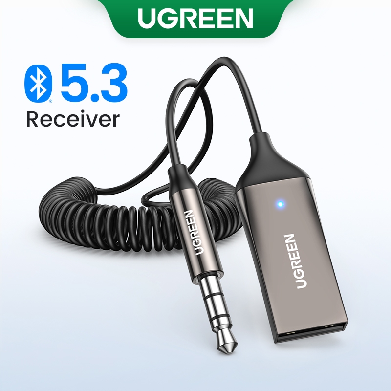 Ugreen Bluetooth 5.0 Receiver USB Aux Adapter with 3.5mm Jack – UGREEN