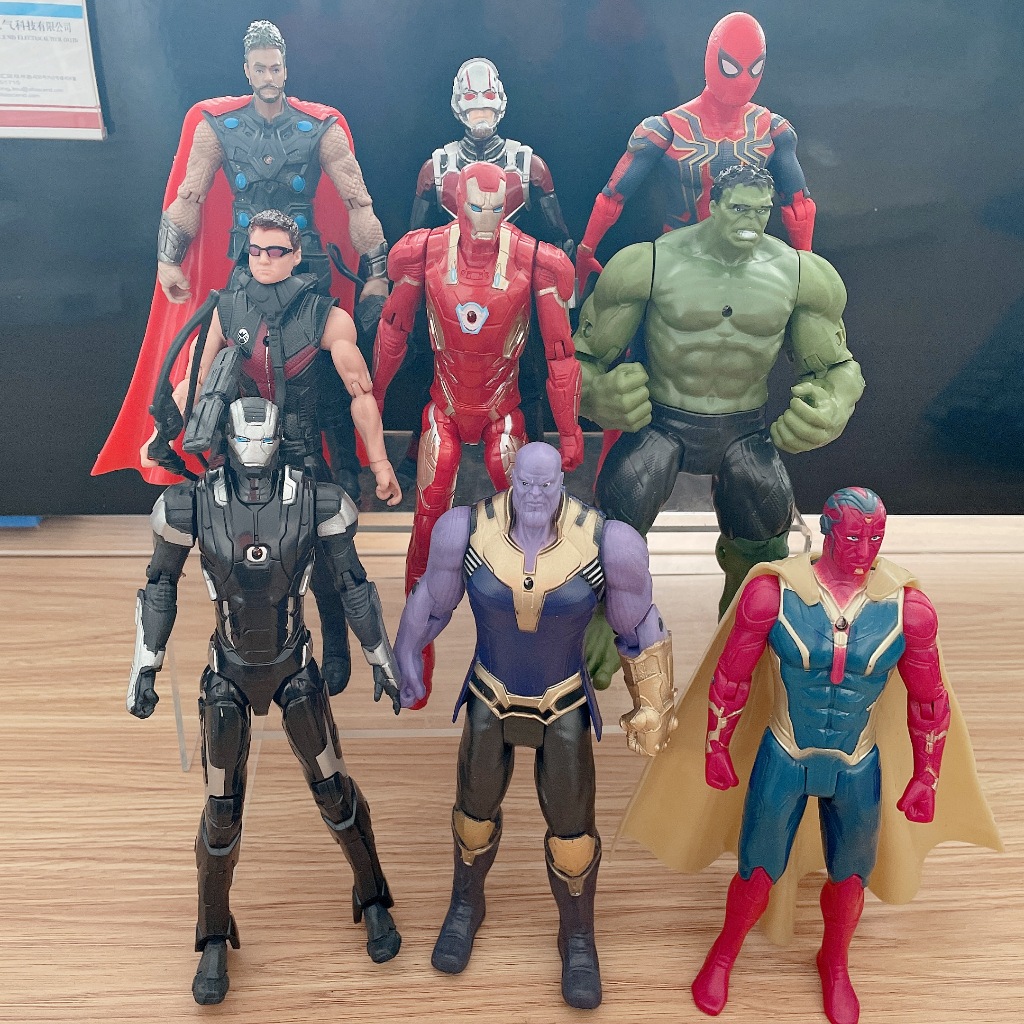 9Pcs/Set 16cm18cm Avengers Infinity War Action Figures Toys Iron Man