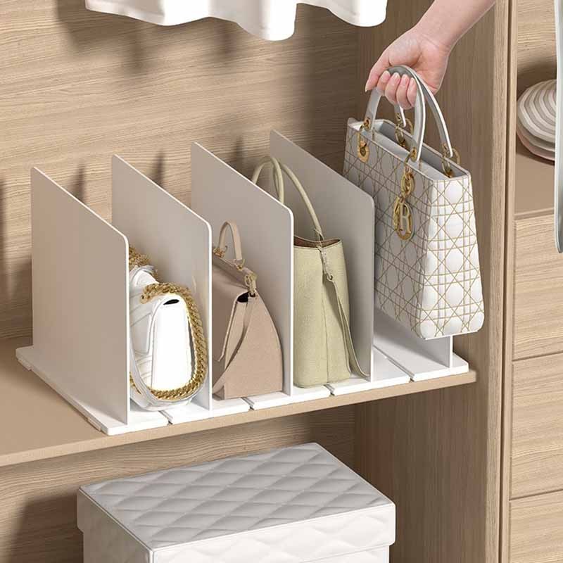 Purse Organizer Insert Clear Purse Dividers For Closet – Adjustable