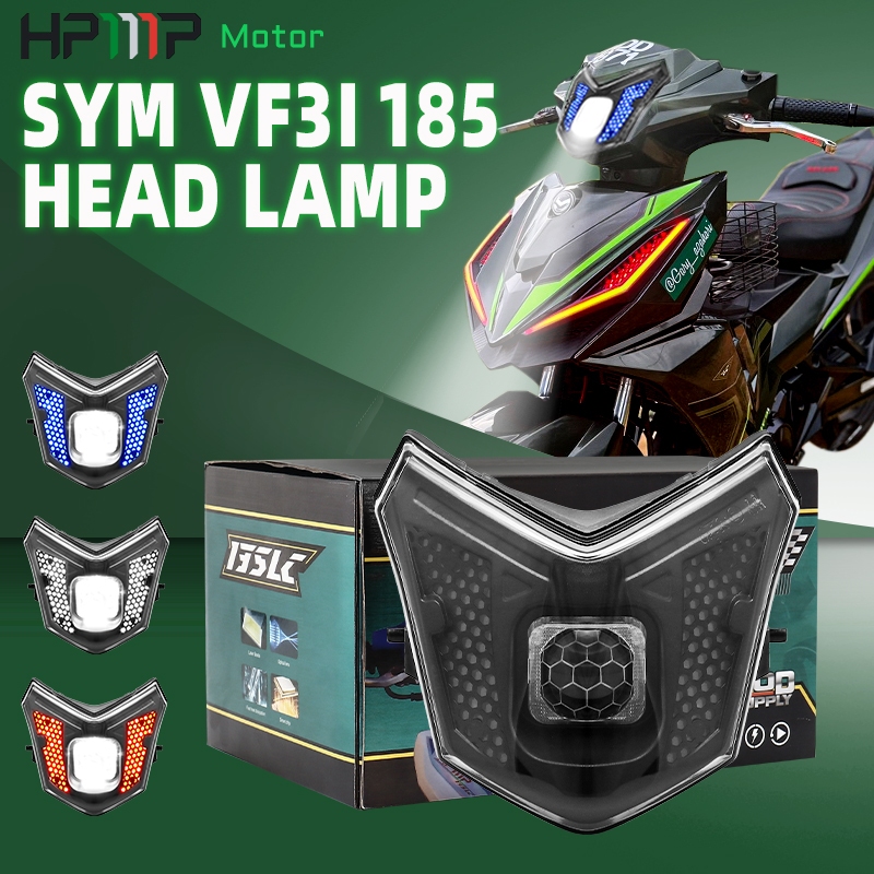 HPMP SYM VF3I 185 LED HEAD LAMP LAMPU DEPAN VF3I 185CC HEADLAMP LED FOC