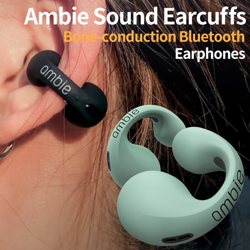 Ambie Sound Earcuffs Ear Earring Type Wireless Bluetooth Earphones IPX5