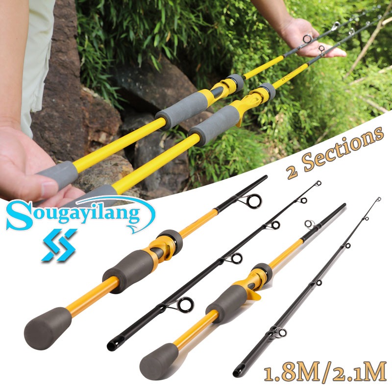 2 piece ultralight fishing pole Magic L Rod | Perfect Finesse Weapon 5'6