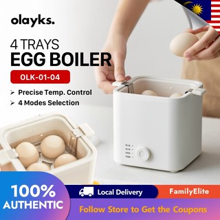 Smart Egg Cooker Automatic Power Off Egg Steamer Multi-function