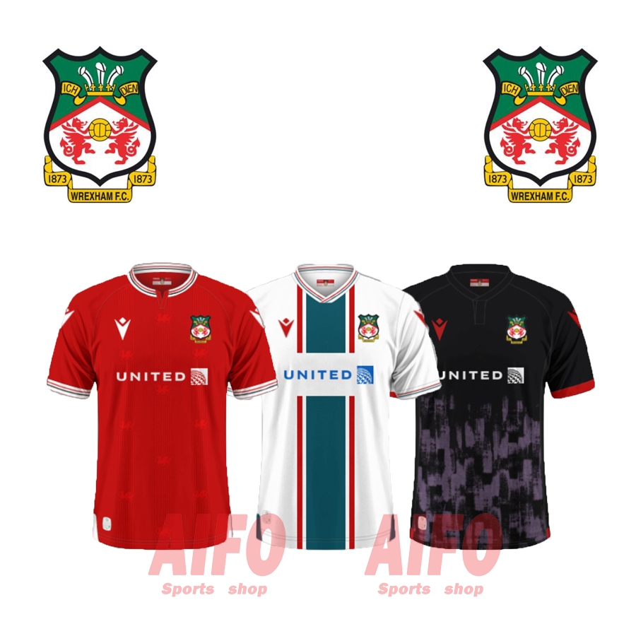 Wrexham Jersey 23/24 Soccer Football Home Away Jersey Soccer Football
