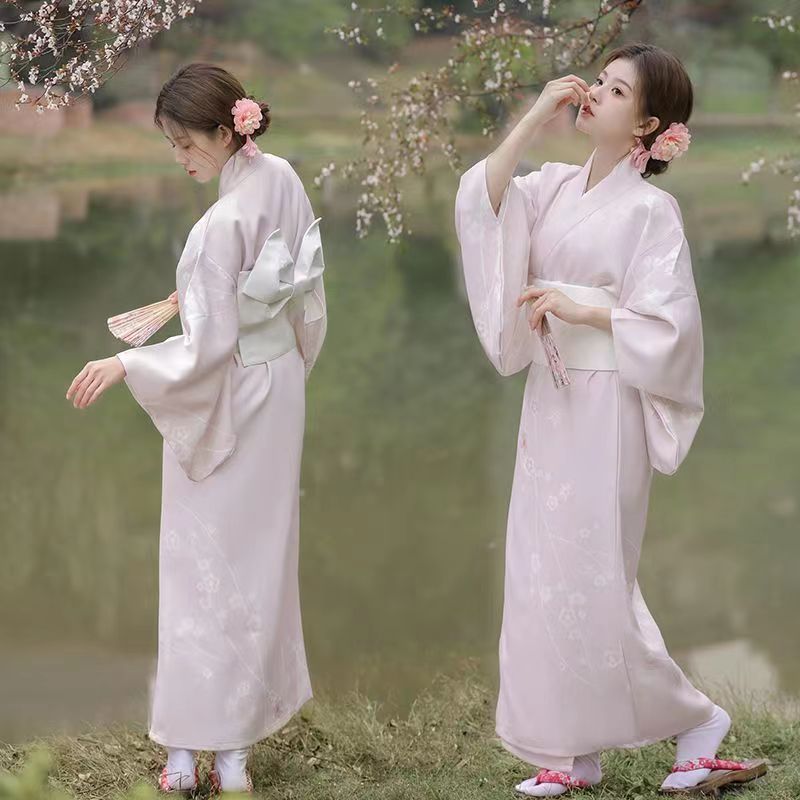 Women Traditional Yukata Evening Dress Vintage Floral Kimono Gown Noble Cosplay Sakura Costumes Robe Shopee Malaysia