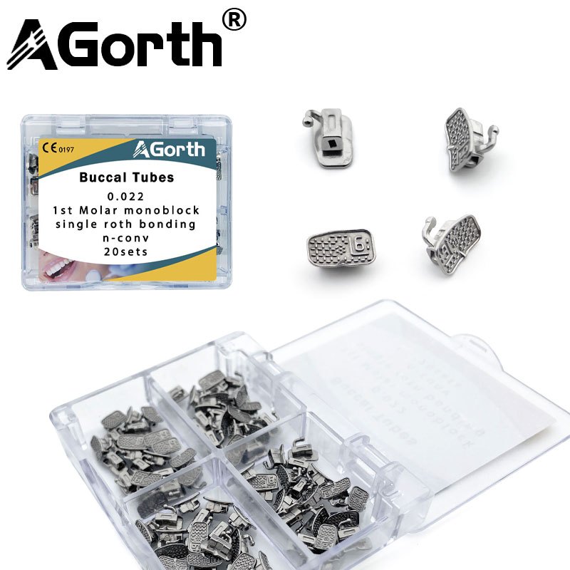 Dentst 50Sets/200pcs Ental Orthodontic 1st 2nd Molar Non-Convertible - Foto 10