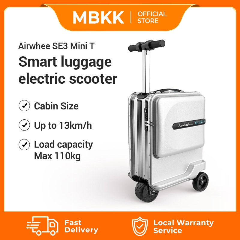 Airwheel SE3MiniT Smart Rideable Suitcase, Lightweight Electric Luggage  Scooter