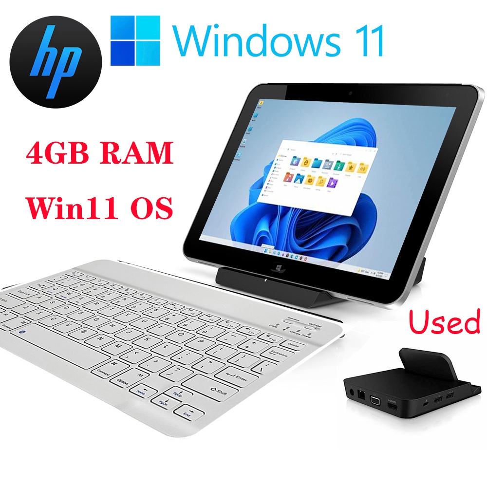 Shops Hp Elitepad 1000 g2 Tablet PC with windows 10 Combo, includes docking station