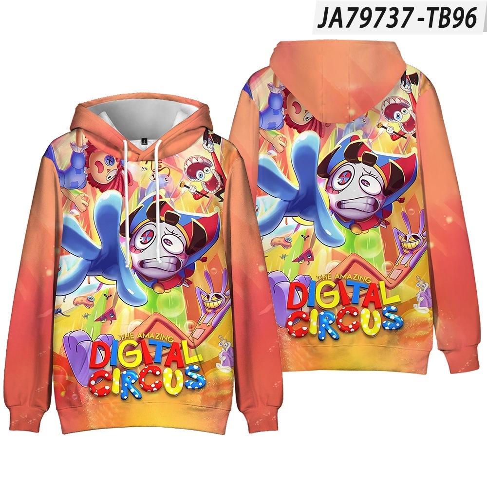 【S-4XL】The Amazing Digital Circus Pomni hoodie for adults | Shopee Malaysia