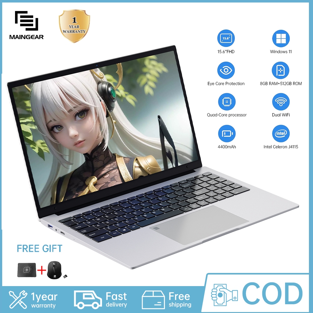 2023 New Style Laptop Computer 15.6inch 16G RAM+512GB SSD Intel N5095 ...
