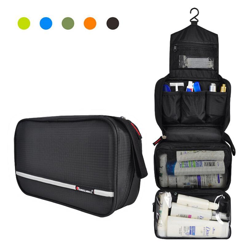 Hanging Travel Cosmetic Bag Men Wash Shaving Bag Waterproof Women