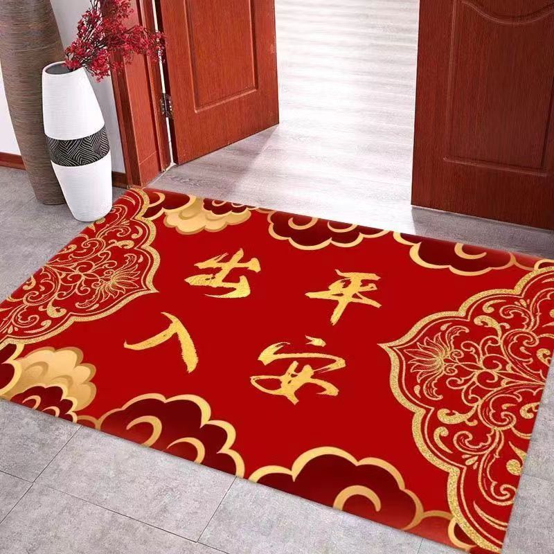 2024 New Year Entrance Doormat Absorbent Bathroom Carpet Good Word Red   Cn 11134207 7r98o Lolwgyk88h960b