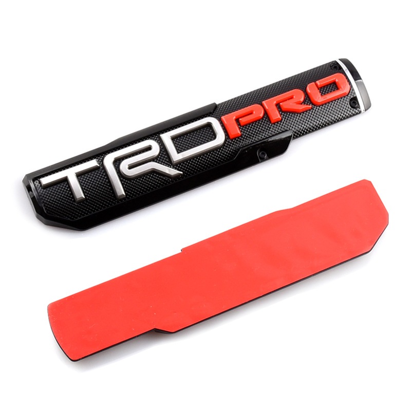 3d Trd Pro Door Logo Emblem Badge For Toyota Tacoma Trd Door Nameplate Shopee Malaysia