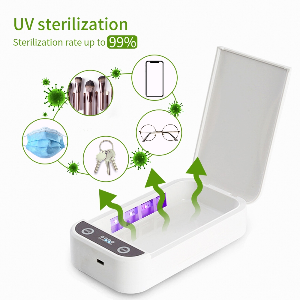 ForeverLily 99 Kill Germs UV Sterilizer Box For Mask Phone Keys