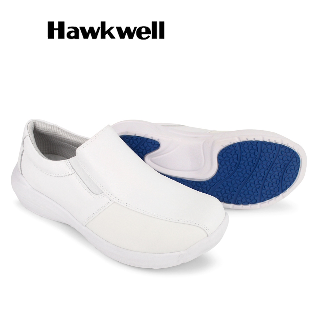 Hawkwell Pro Women's Leather Lycra Nursing Shoes for Bunions
