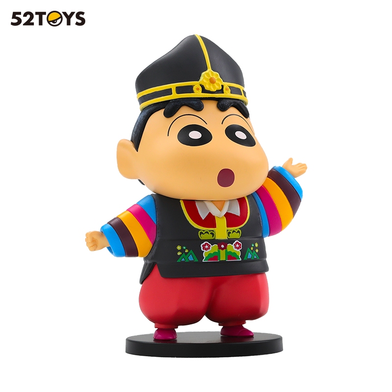 52TOYS Crayon Shin-Chan Around The World 3rd Series Blind Box Figure Toy