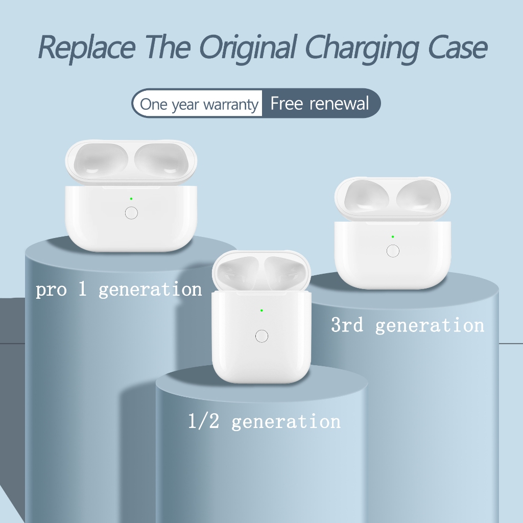 Replacement Wireless Charging Box for-airpod Pro 1/2/3 Bluetooth ...