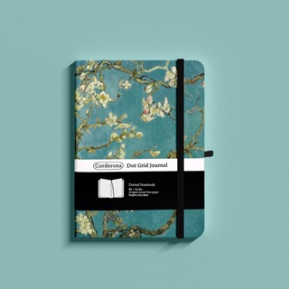 Monkey Dot Grid Notebook Dotted Journal - PU Leather, 160gsm Thick Paper