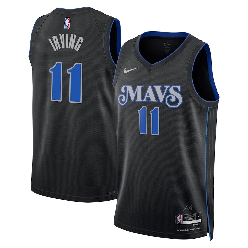 2023-24 Season NBA Dallas Mavericks Basketball Jersey Kyrie Irving ...