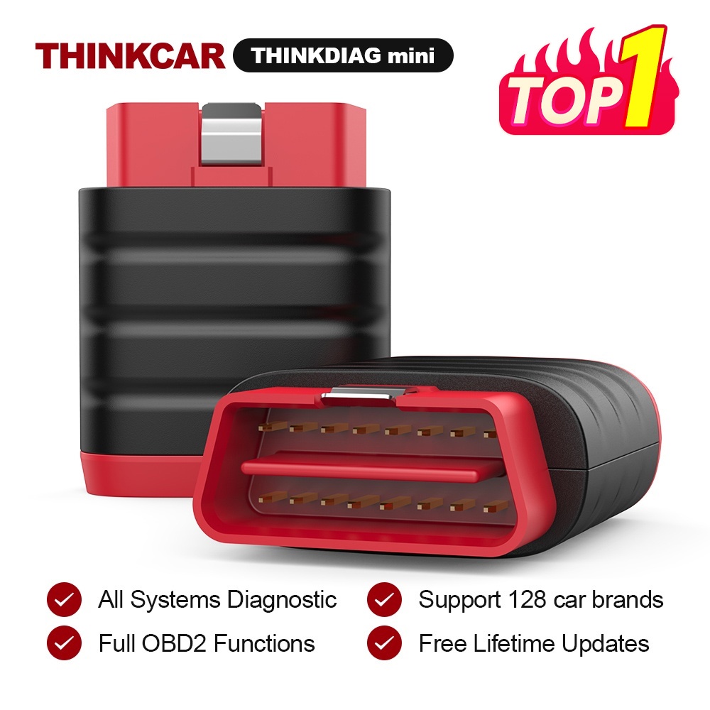 THINKCAR THINKDIAG Mini Auto Diagnostic Tool All Cars Full System ...