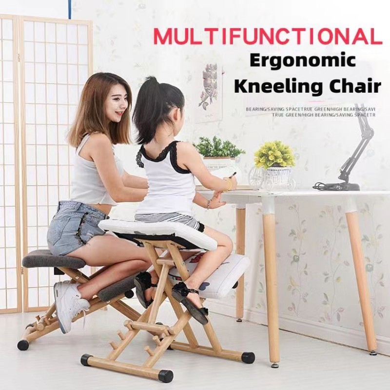 NEW Kneeling Chair Stool Ergonomic Correct Posture Knee Chair Anti